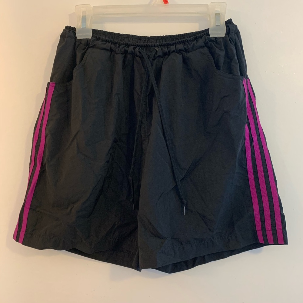 Adidas Black Striped Athletic Shorts Size Large